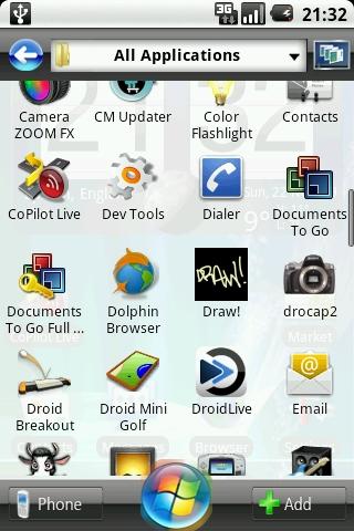 Windows7 Theme for GDE Android Themes