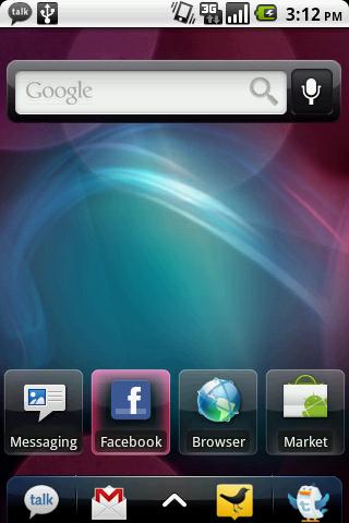 ADWTheme Slide (Light Snow) Android Themes