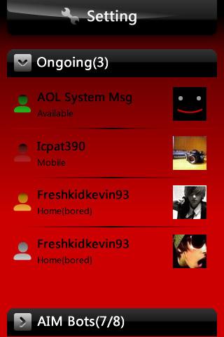 Dark Fire Theme Android Themes