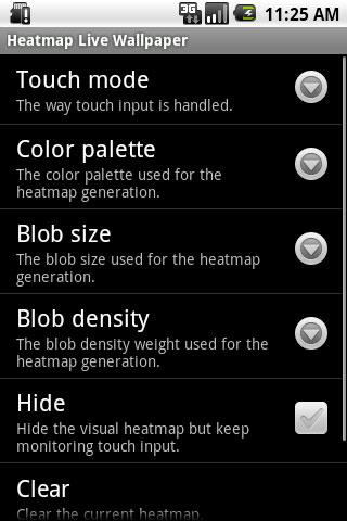 Heatmap Live Wallpaper Android Themes