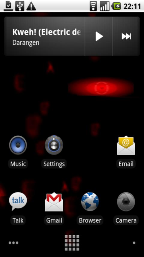RedEye Scanner Live Wallpaper Android Themes