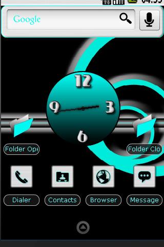 Cyandroid Home Theme