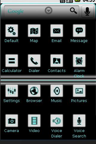 Cyandroid Home Theme Android Themes