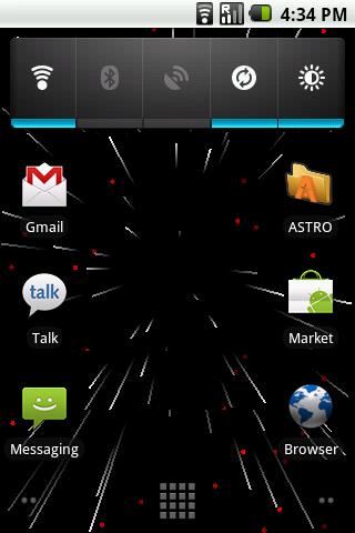 3D Galaxy Live Wallpaper Android Themes