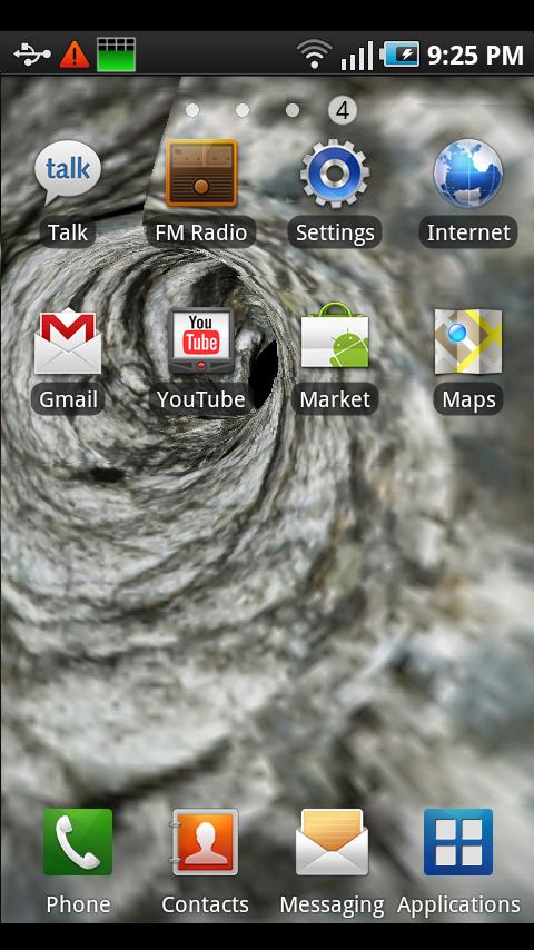 3D Tunnel Live Wallpaper Android Themes