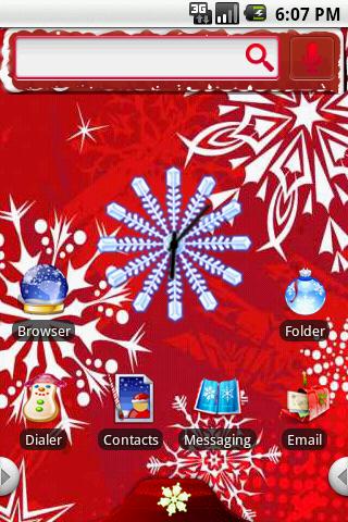 Livehome Theme:Red And White Android Themes