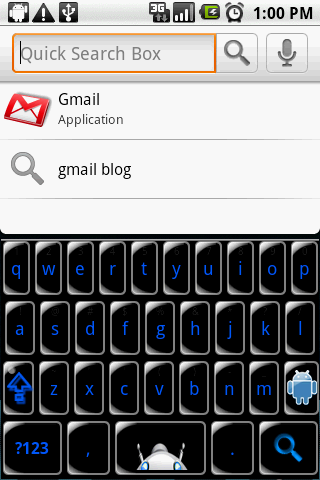 Keyboard Skin BlackSilverDroid Android Themes