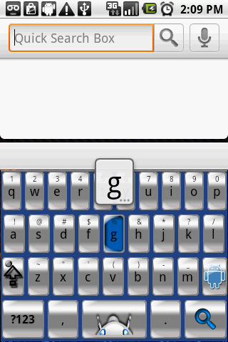 Keyboard Theme: SBAndroidandMe Android Themes