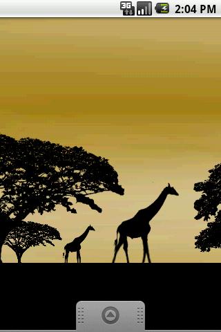 Giraffe Live Wallpaper FREE Android Themes