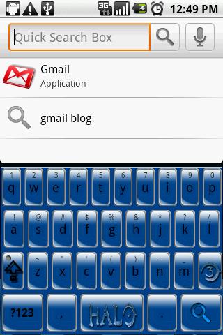 Keyboard Theme: Halo Android Themes