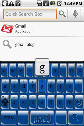 Keyboard Theme: Halo Android Themes