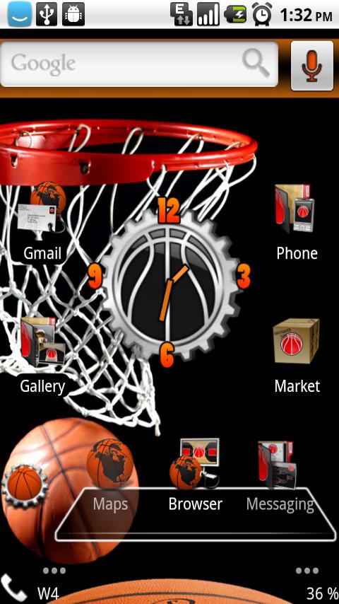 HD Theme: Basketball World Android Themes