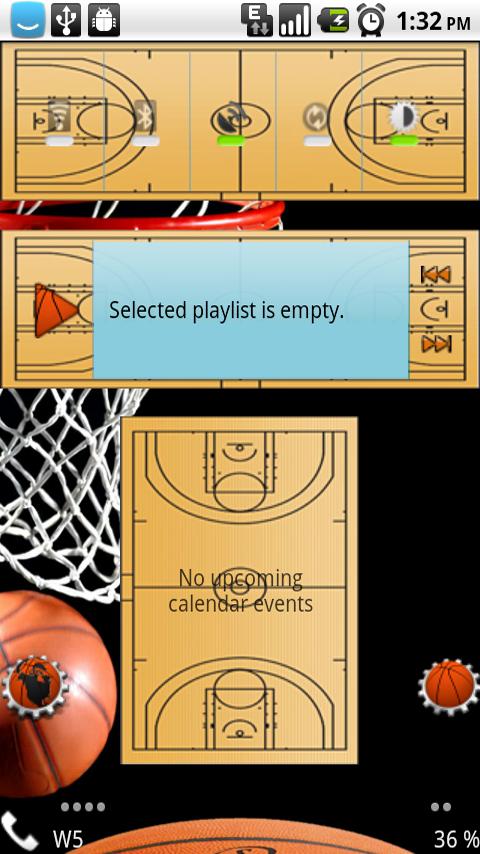 HD Theme: Basketball World Android Themes
