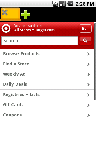 Target Mobile App
