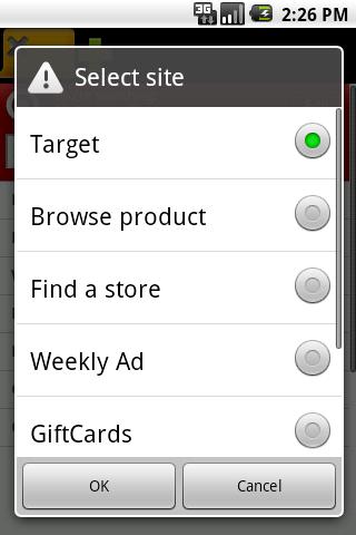 Target Mobile App Android Themes
