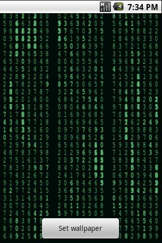 Matrix Stream Wallpaper Free Android Personalization