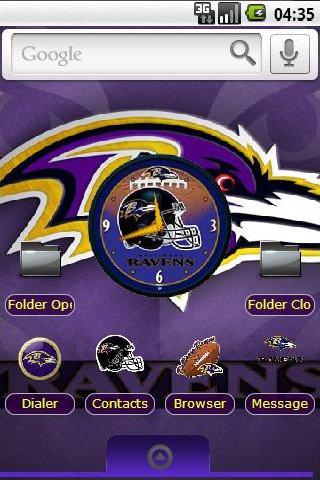 Baltimore Ravens theme Android Themes