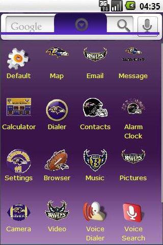 Baltimore Ravens theme Android Themes