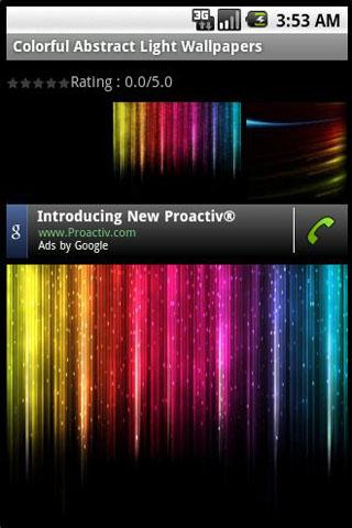 Color Abstract Light Wallpaper Android Themes