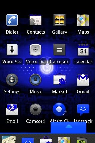 Blue Droid Dxtop Theme Android Themes