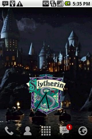 Harry Potter Slytherin Clock Android Themes