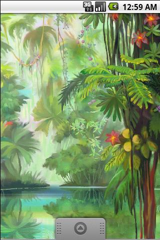 Luminescent Jungle Wallpaper Android Themes