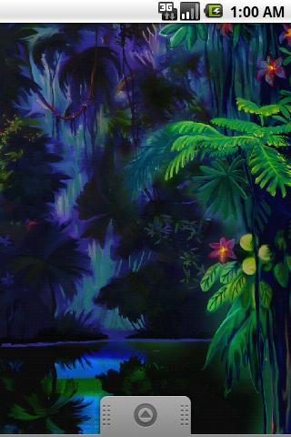 Luminescent Jungle Wallpaper Android Themes
