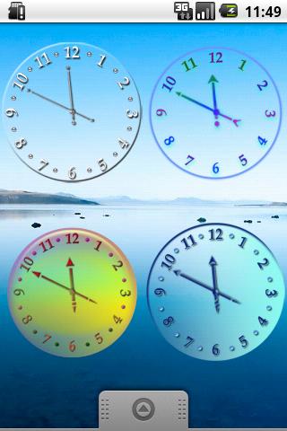 Air Clock Collection Android Themes