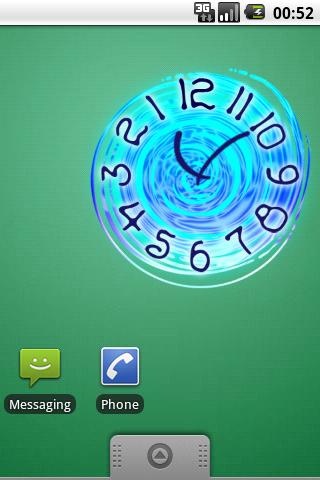 Reverse Clock 3×3 Android Themes