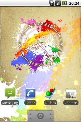Water Clock Android Themes