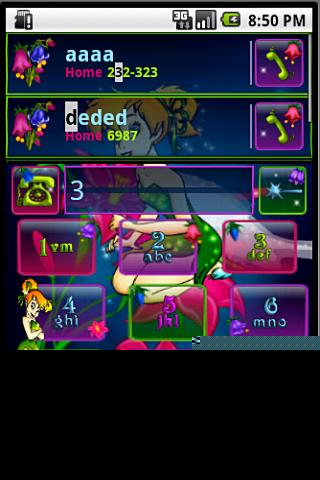Tinkerbell dialer Android Themes