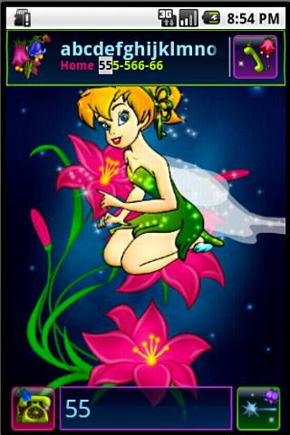 Tinkerbell dialer Android Themes