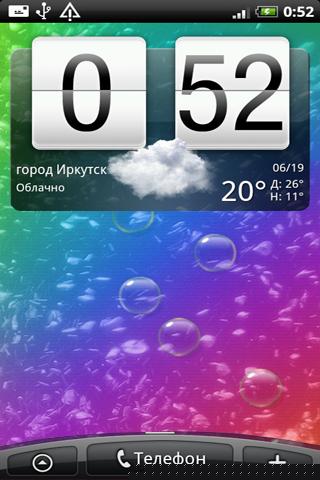 Soap bubbles LiveWallpaper Android Themes