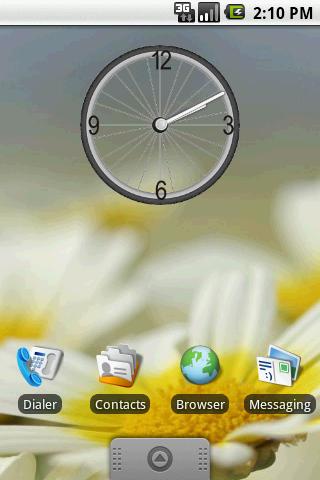 Bicycle Wheel Clock Widget 2×2