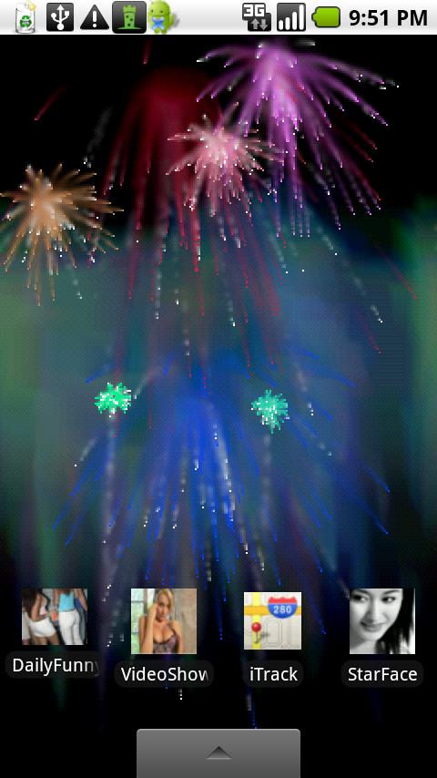 Live Wallpaper FireworksFree Android Personalization