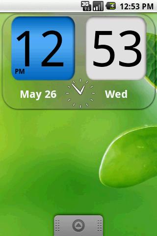 Flip Clock NiceBlue Widget 4×2 Android Themes