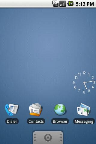 Micro Numeric Clock Widget 1×1