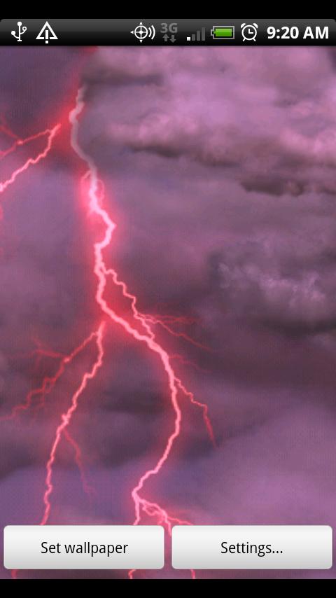 Thunderstorm Live Wallpaper