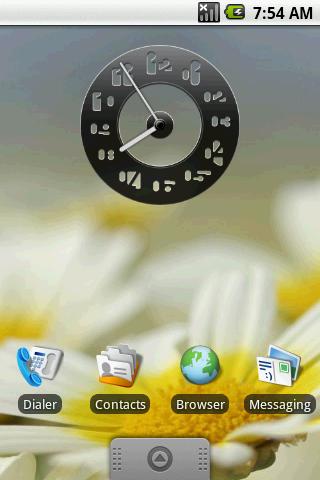 Hero Clock 7 Widget 2×2