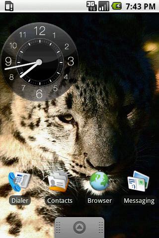 Hero Night Clock Widget 2×2 Android Themes