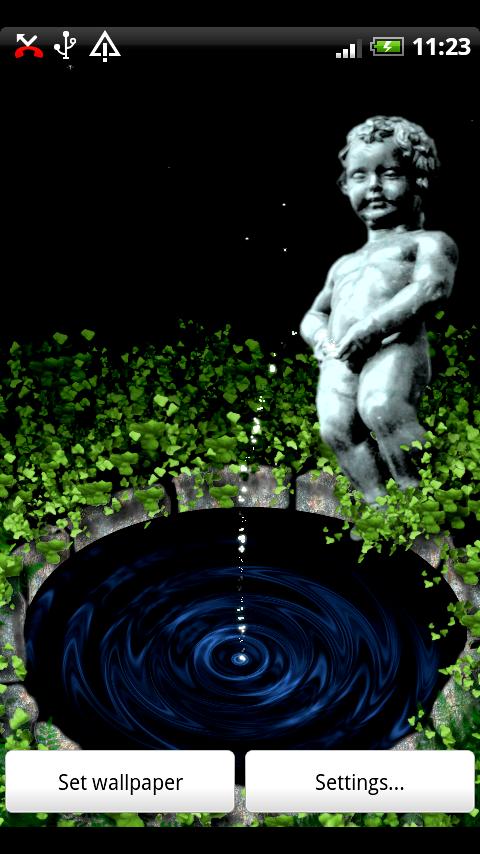 Funny Fountain Live Wallpaper Android Personalization