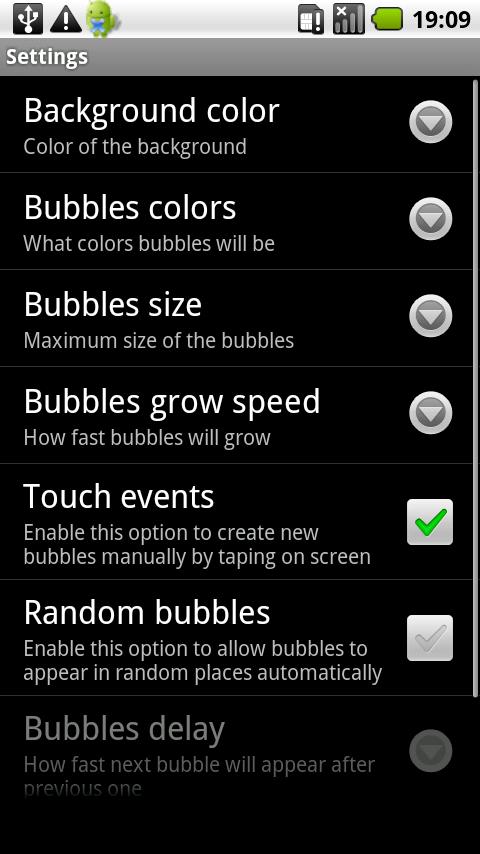 Sweet bubbles – Live wallpaper Android Themes