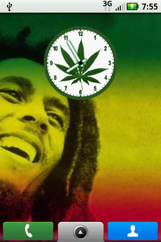 Marijuana Clock Widget