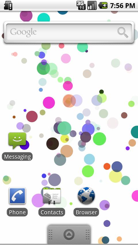 BubblePaper Live Wallpaper Android Personalization