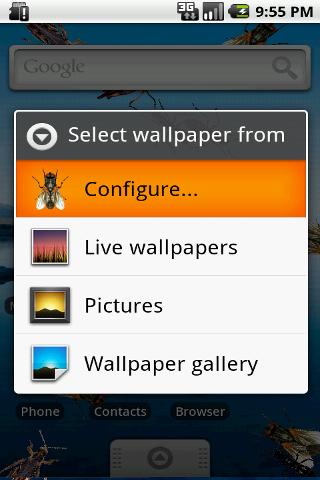 Live Wallpaper Creepy Crawlies Android Themes