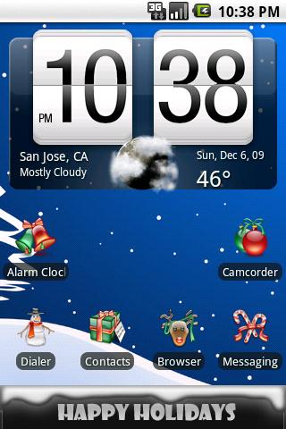 aHome: Christmas Android Themes