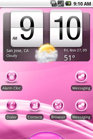 aHome Theme: Flow Pink