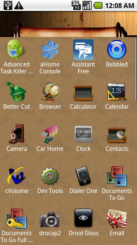 aHome/Open Home WayBack Theme Android Themes