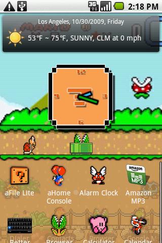 aHome Theme: Original Nintendo Android Themes