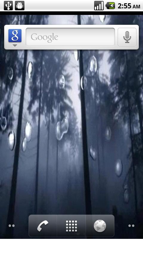 Falling Rain LIVE WALLPAPER